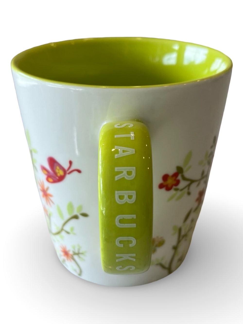 Starbucks 2007 Spring Floral & Butterfly Mug